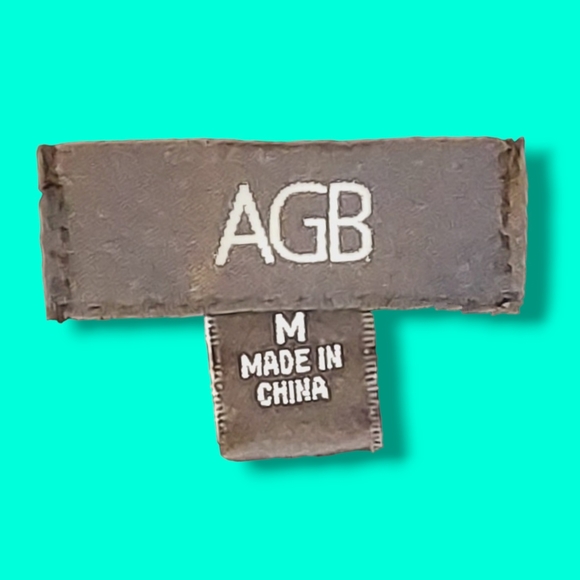 AGB | Women's Black Round-Neck Short Sleeve Cardigan w. Button | Size Medium | - Picture 5 of 5